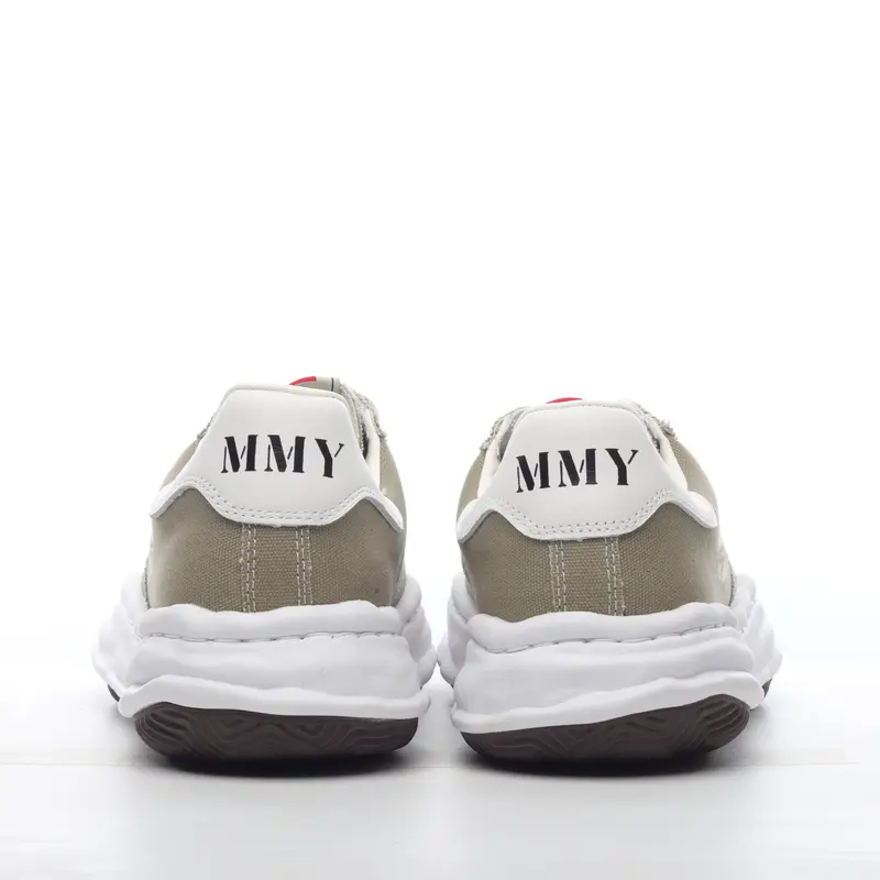 mmy Ma*s*n miharayasuhiro wayne original sole leather low sneaker grwy g