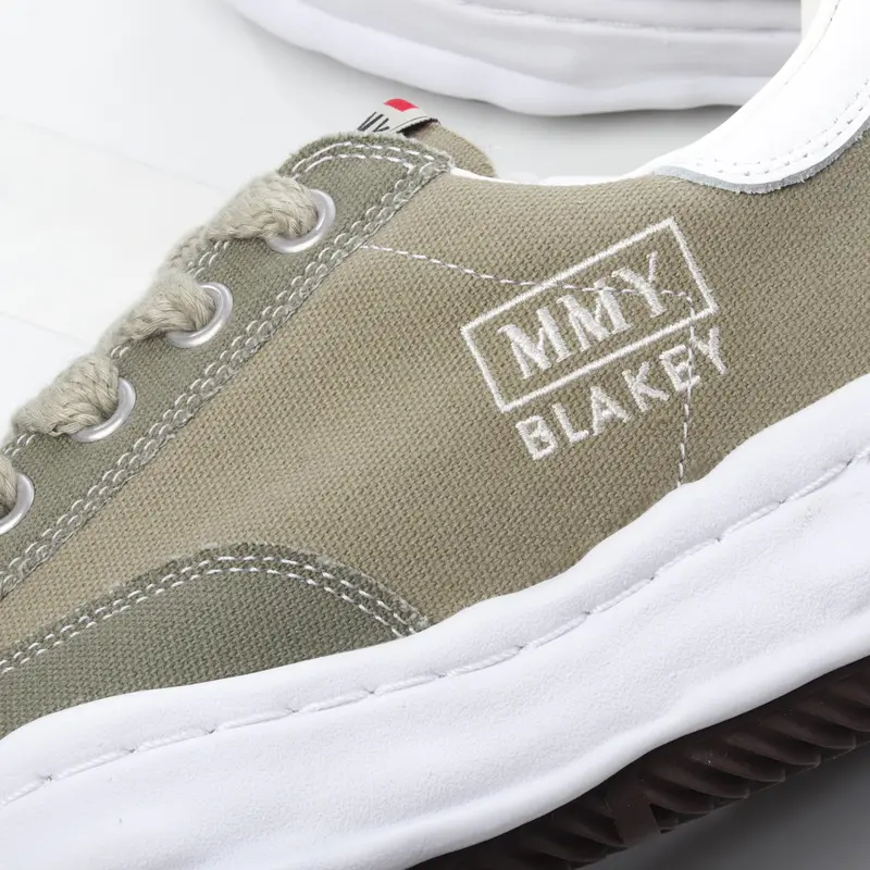 mmy Ma*s*n miharayasuhiro wayne original sole leather low sneaker grwy g
