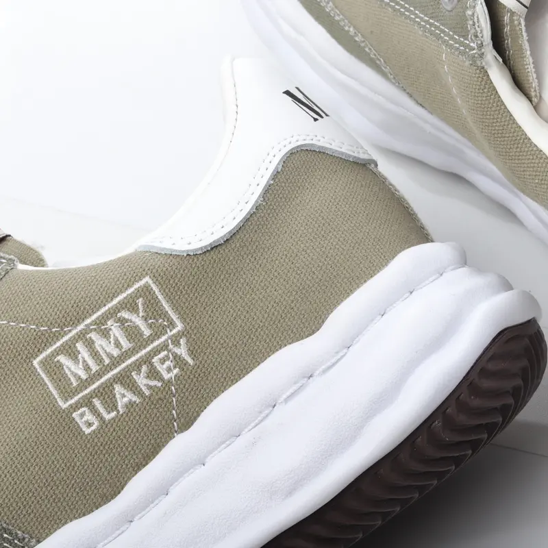 mmy Ma*s*n miharayasuhiro wayne original sole leather low sneaker grwy g