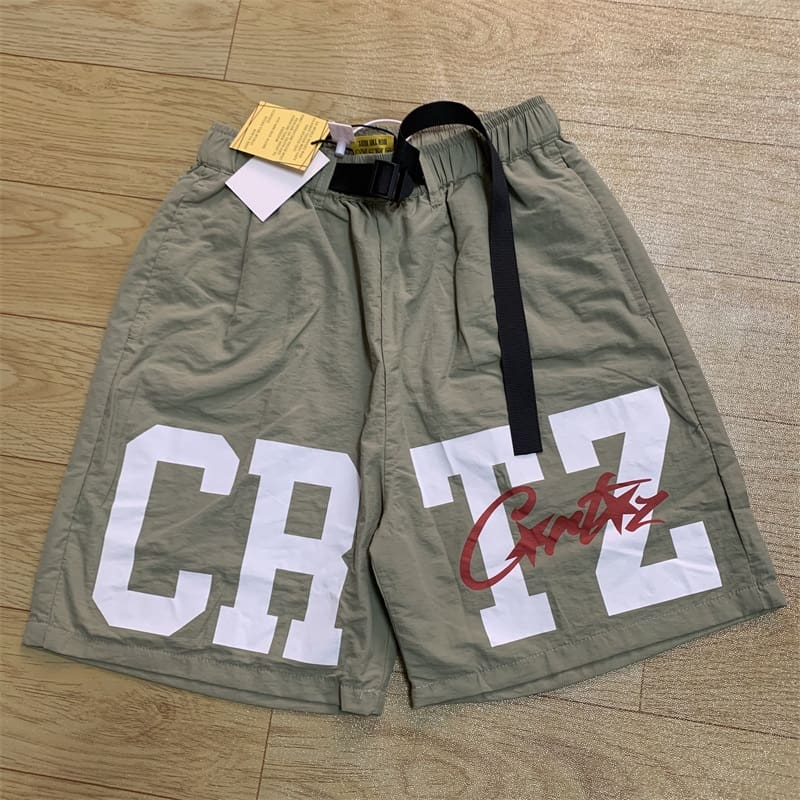 Corteiz High Street Quick-Drying Beach Shorts with Tooling Design