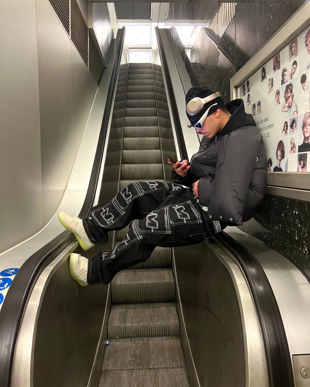 Minus Two Denim Trousers Casual Straight-Leg Loose Fit Hip Hop Star Style A