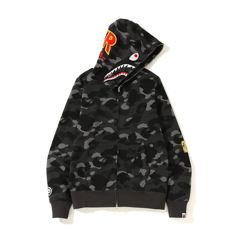 AAPE Ape Head Camouflage Zip Hoodie for Men and Women