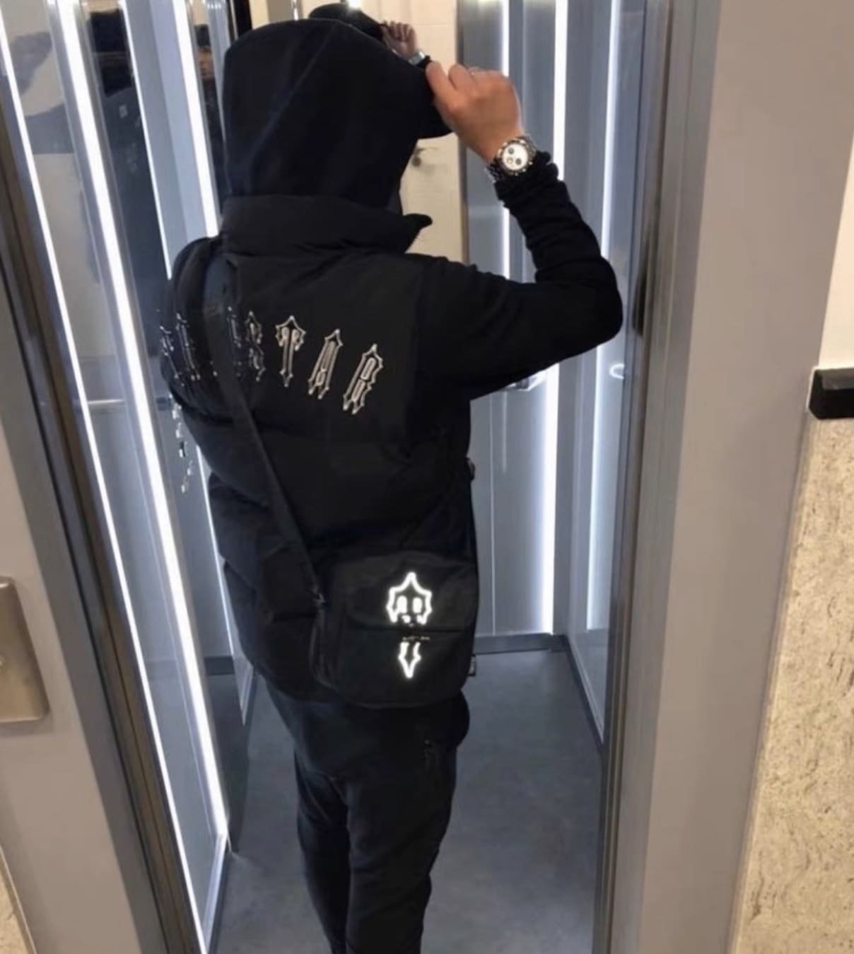 Trapstar Crossbody Shoulder Bag Fashion Hip Hop Street Style