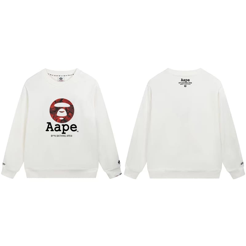 AAPE Camouflage Terry Hoodie for Men and Women