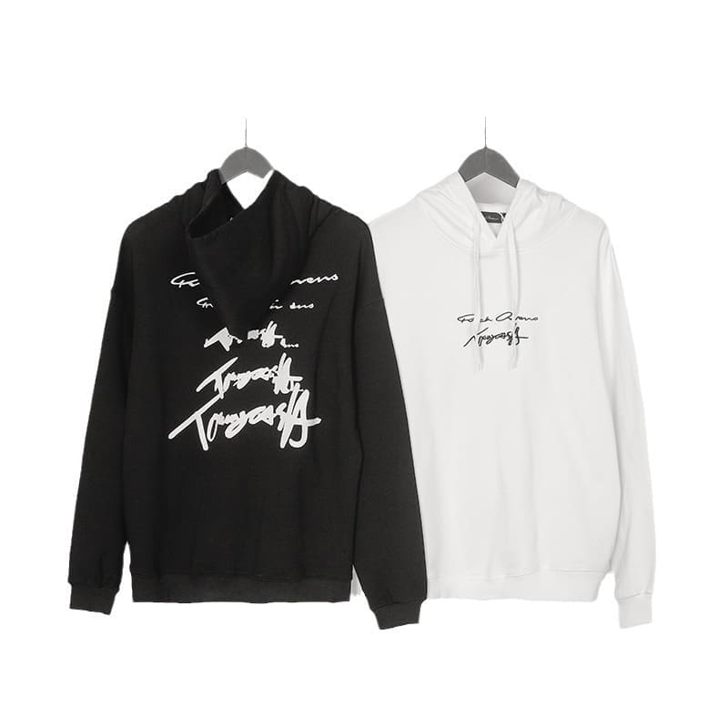 ma*s*n Ma*i*la mm6 letter embroidery hoodie casual sweater