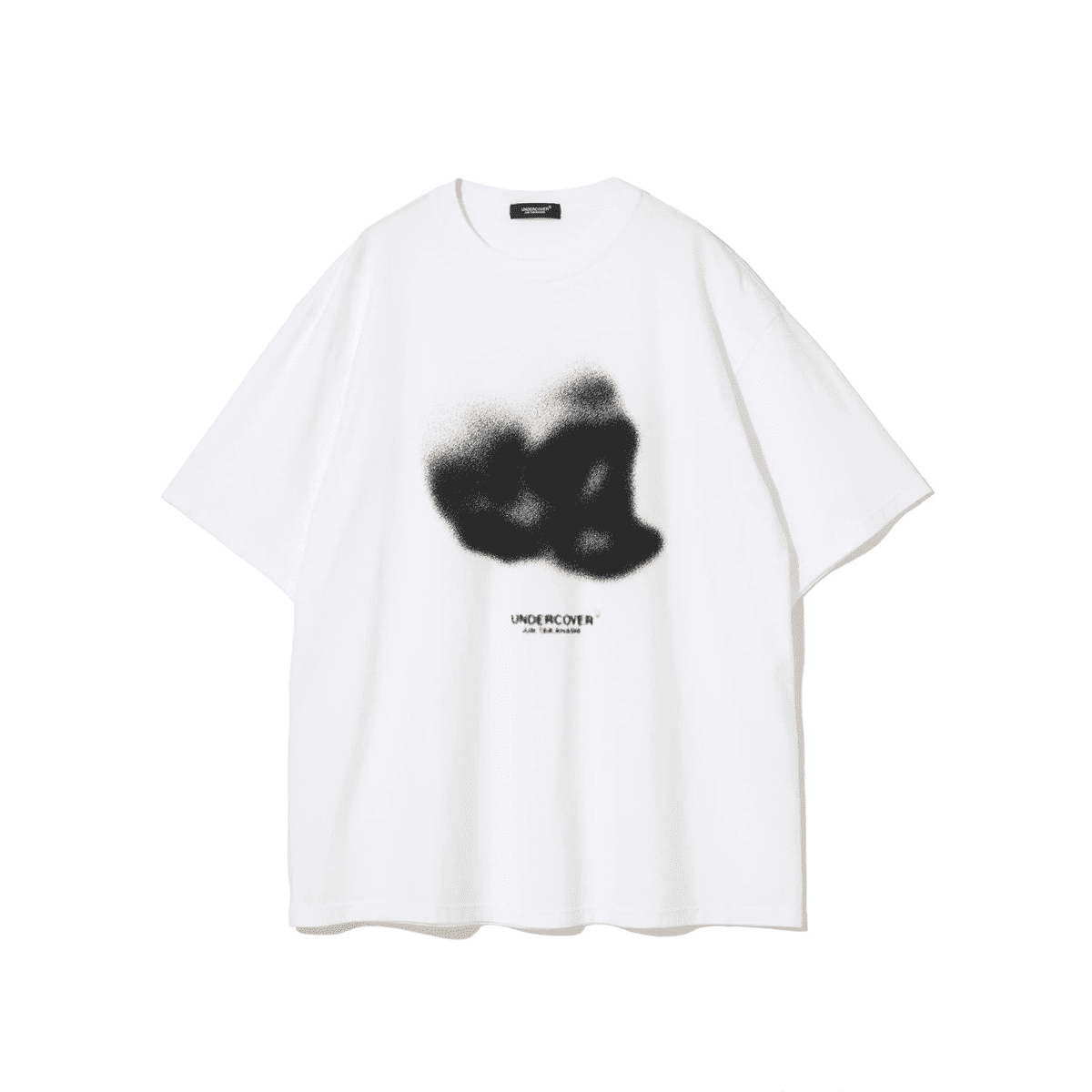 Undercover Fuzzy Gradient Print Loose Short Sleeve T-Shirt for Men and Women