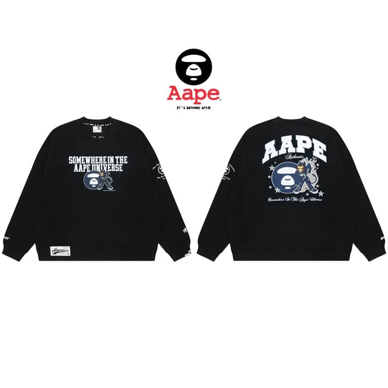 AAPE Camouflage Cardigan Baseball Jacket for Men and Women