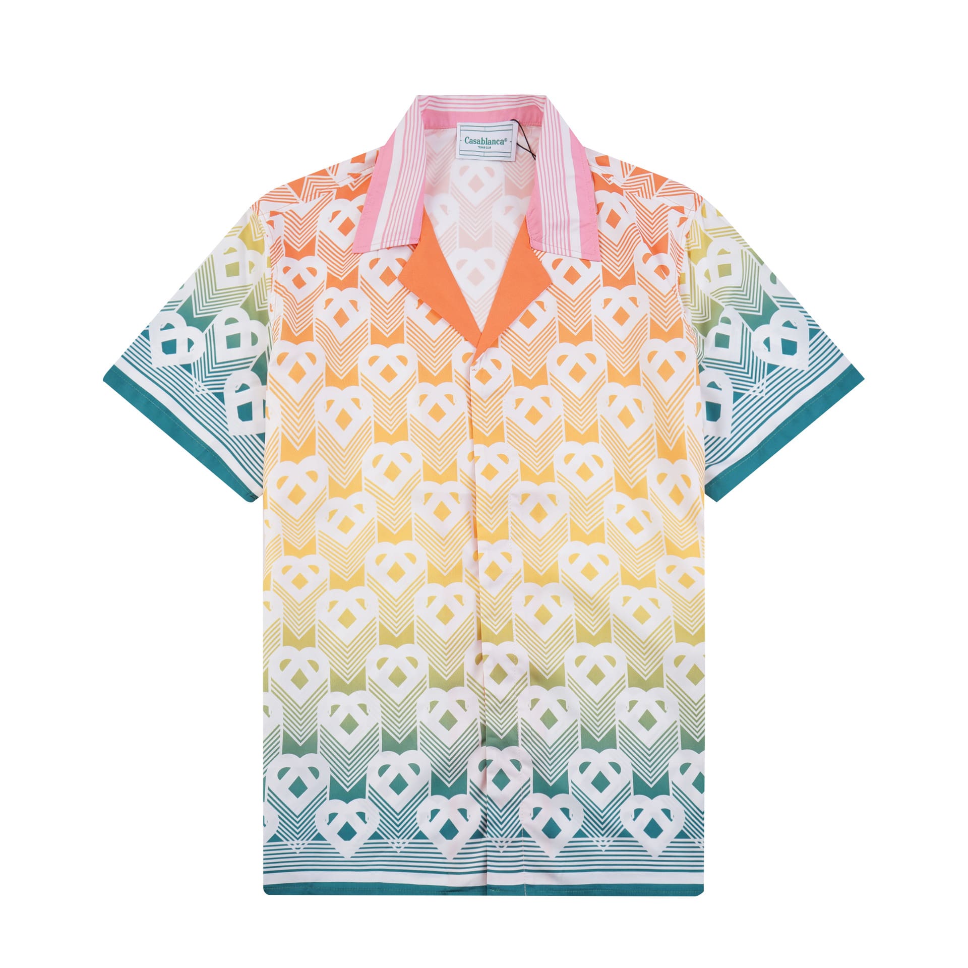 Casablanca Printed Beach Short Sleeve Shirt Amiri Style