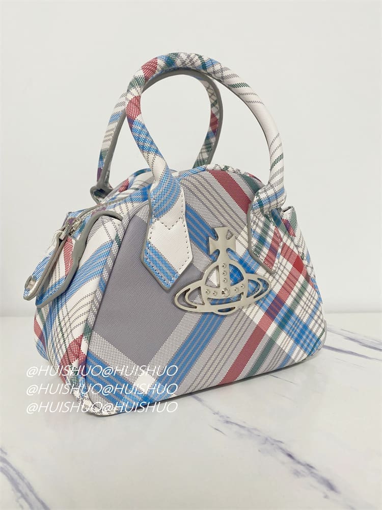 Vivienne Westwood Crocodile Pattern Baguette Shoulder Bag Saturn Chain Design