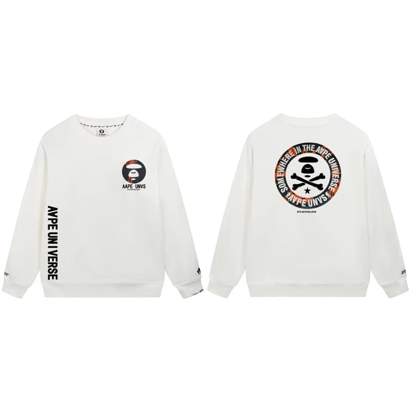 AAPE Camouflage Terry Hoodie for Men and Women