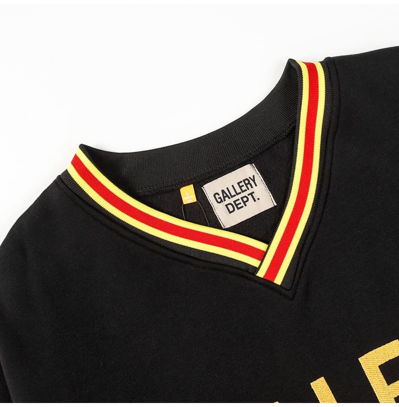 Gallery Dept Letter Printed Loose Couple Pullover Sweatshirt