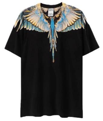 Marcelo Burlon Wings T-Shirt Classic Feather Short Sleeve B
