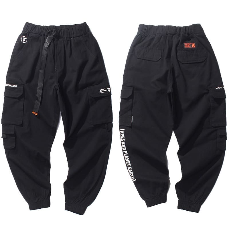 AAPE Ape Head Camouflage Multi-Pocket Workwear Pants for Men and Women