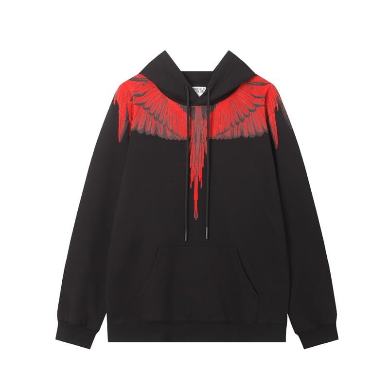 Marcelo Burlon Colorful Feather Wings Sweater Lightning Blade Hoodie A