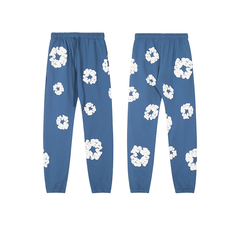 Denim Tears Embroidered Puff Print Sweatshirt and Sweatpants Set