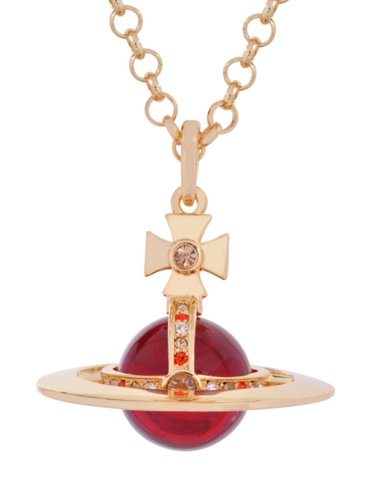 Vivienne Westwood Saturn Large Three-Dimensional Planet Necklace Classic Style