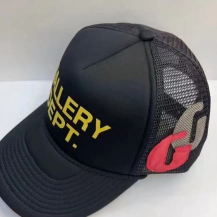 Gallery Dept Leather Letter Baseball Cap Sun Hat for Men and Women