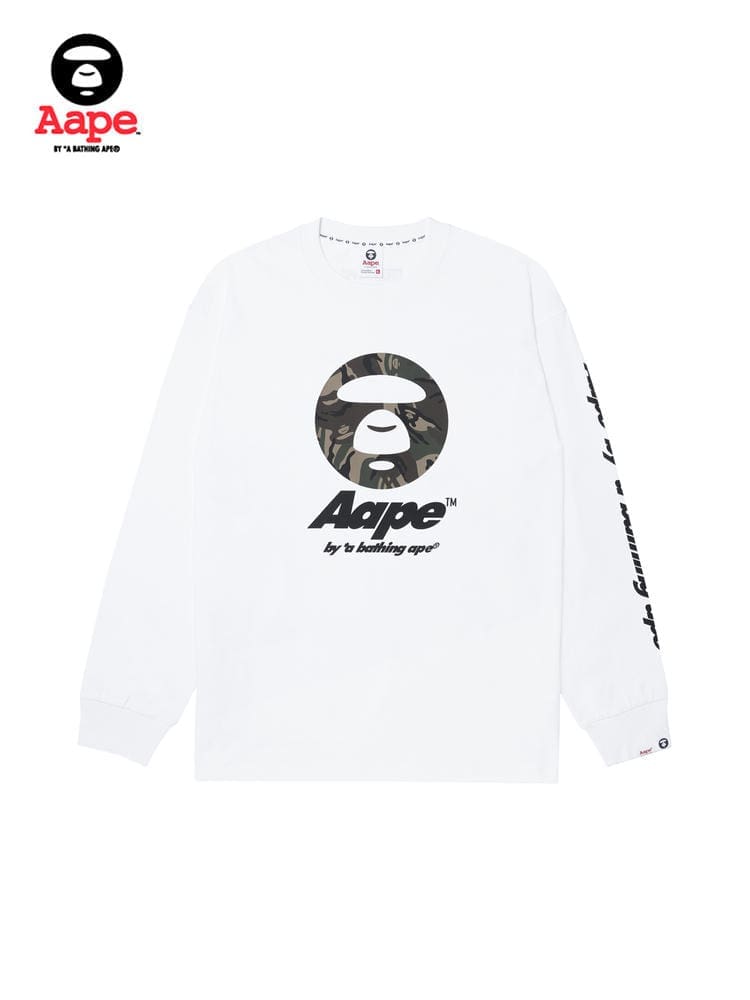 AAPE Long Sleeve T-Shirt Base Layer for Men and Women