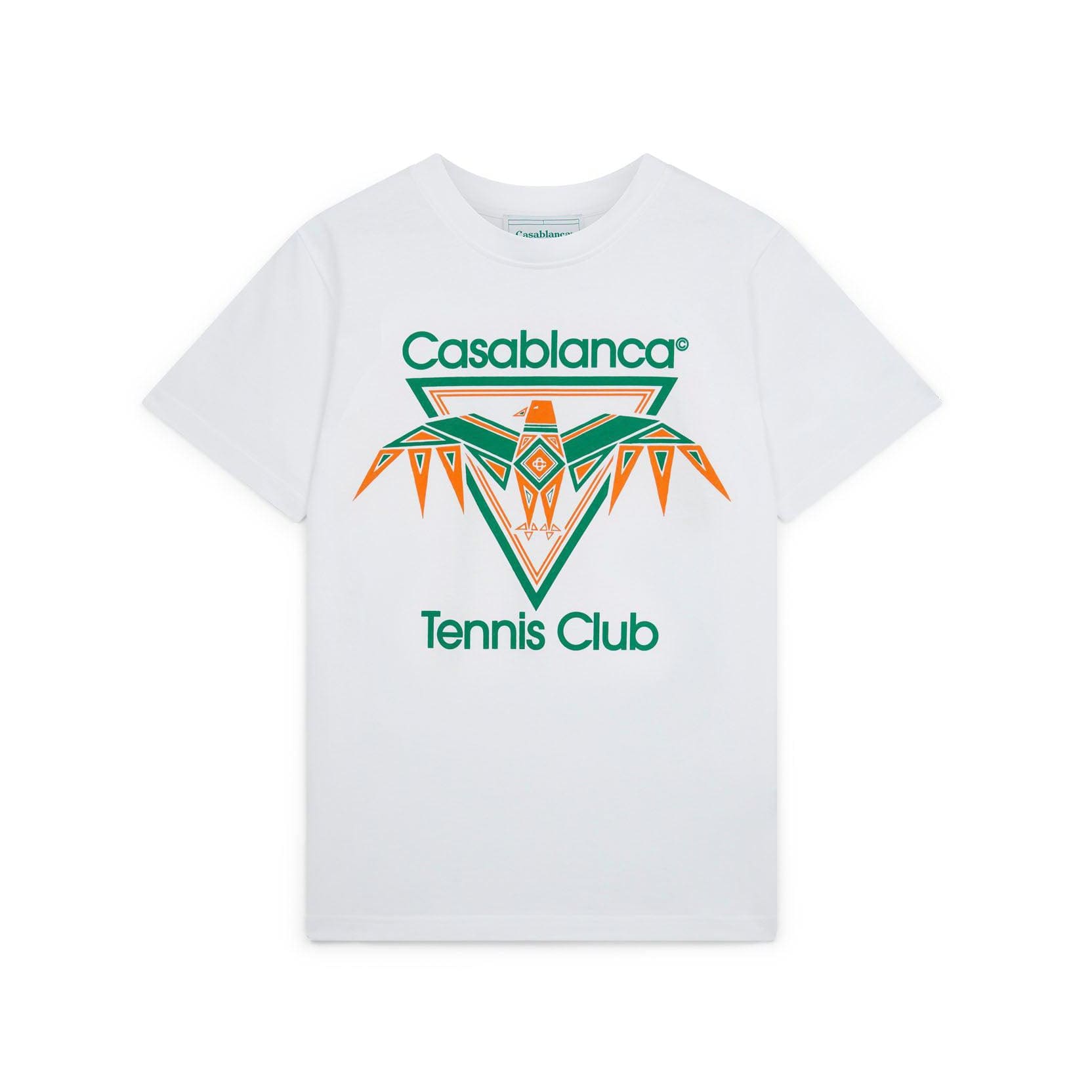 Casablanca Heavy Cotton Loose Half-Sleeve T-Shirt for Men