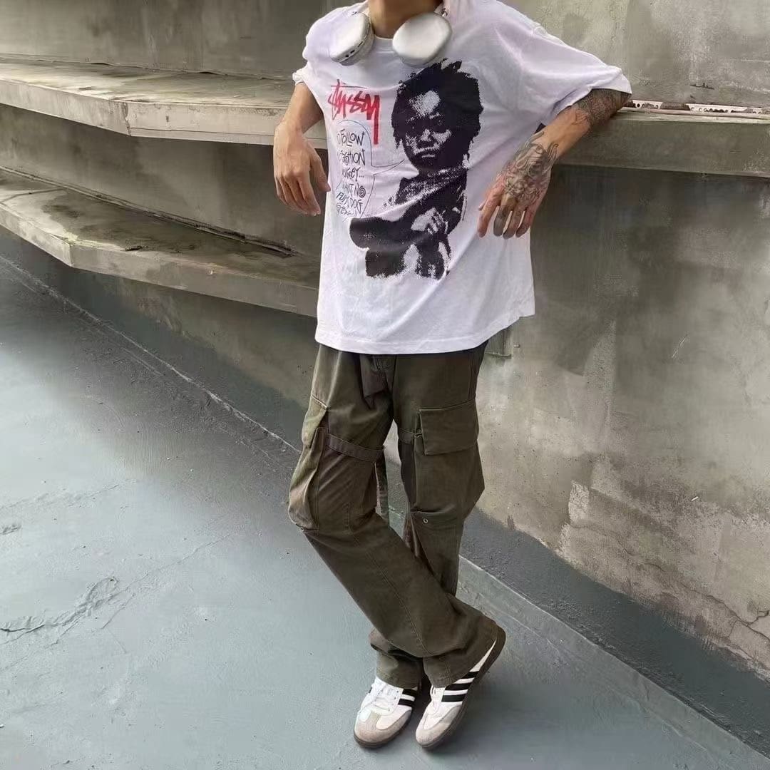 Vujade limited tooling bandage workout leggings casual retro kenijima same style bootcut trousers