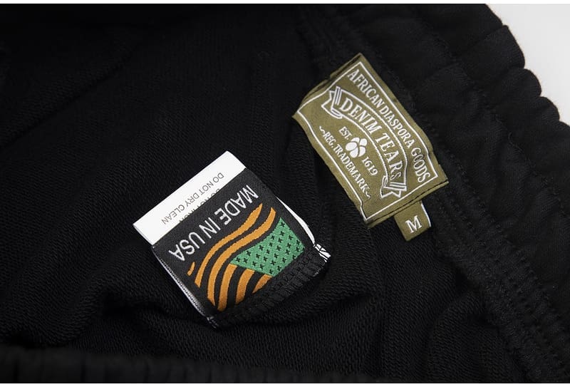 Denim Tears Skeleton Print Cotton Sweatpants for Men