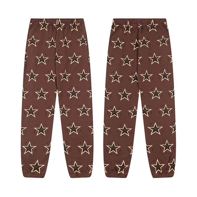 Denim Tears Puff Print Sweatshirt and Sweatpants Suit Autumn Winter