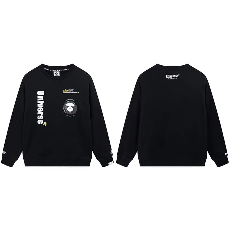 AAPE Camouflage Terry Hoodie for Men and Women