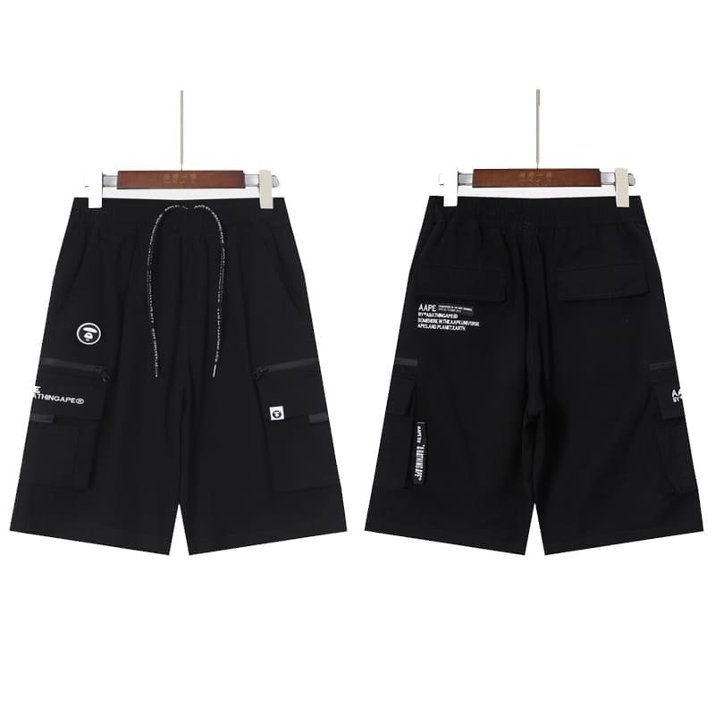 AAPE Camouflage Cargo Shorts for Men and Women