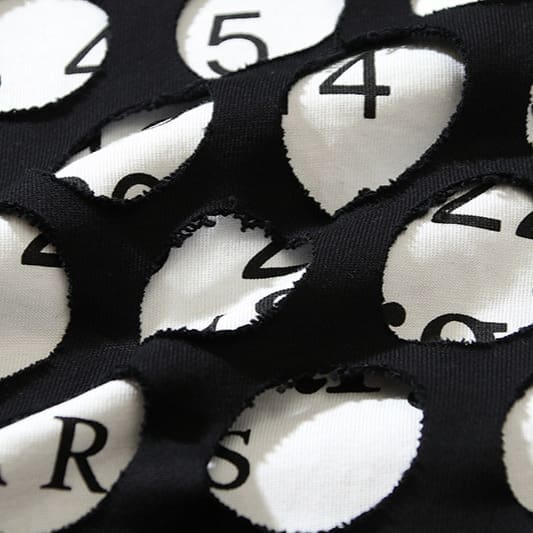 ma*s*n Ma*i*la mm6 digital print loose hoodie for men and women