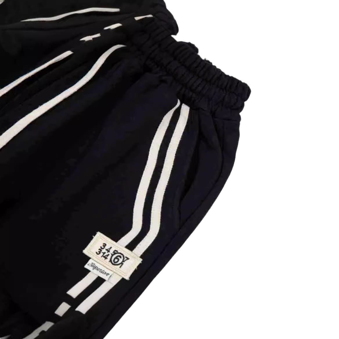 ma*s*n Ma*i*la mm6 loose digital embroidery sports trousers