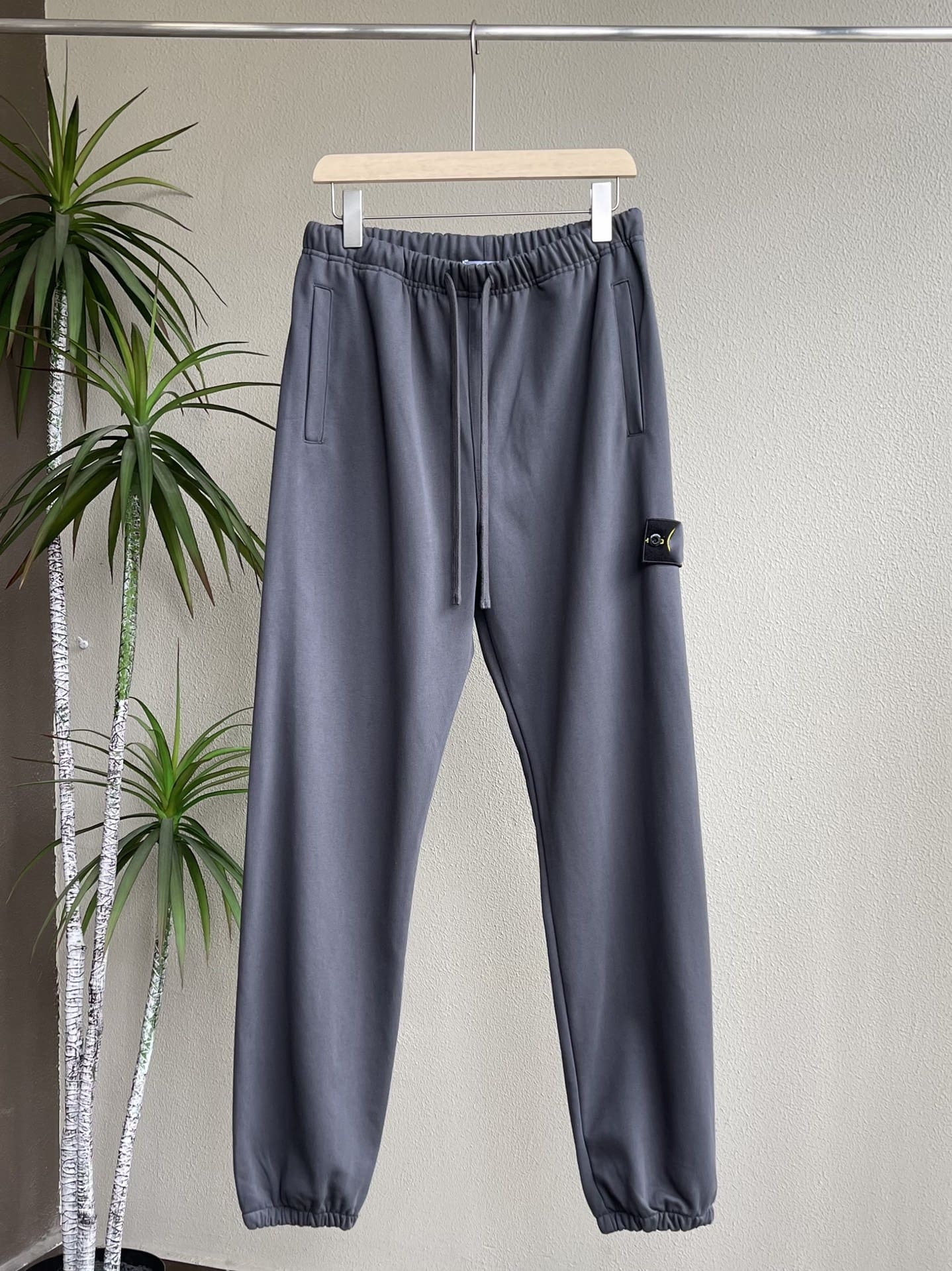 Stone Island Hooded Cuffband Terry Sweatshirt and Sweatpants Set