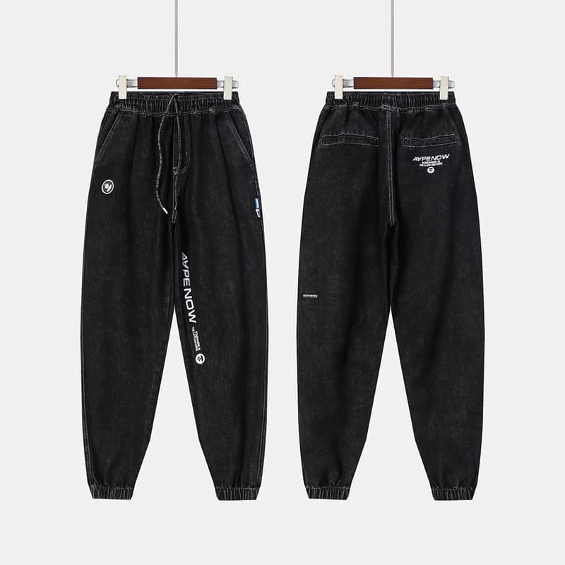 AAPE Camouflage Multi-Pocket Military Workwear Pants for Men and Women