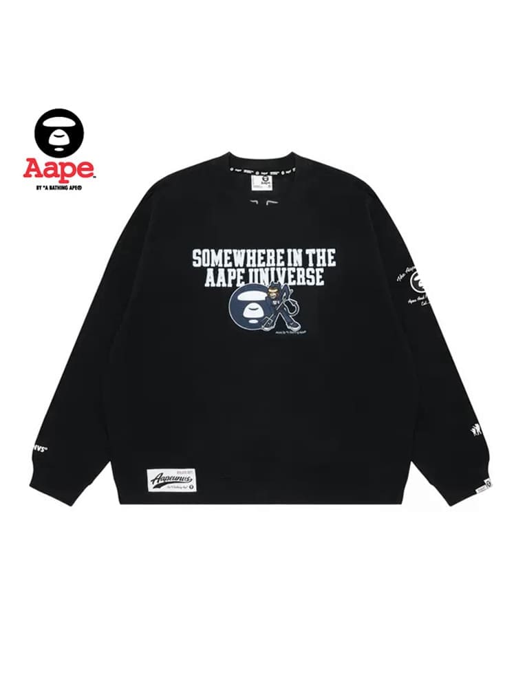 AAPE Camouflage Cardigan Baseball Jacket for Men and Women