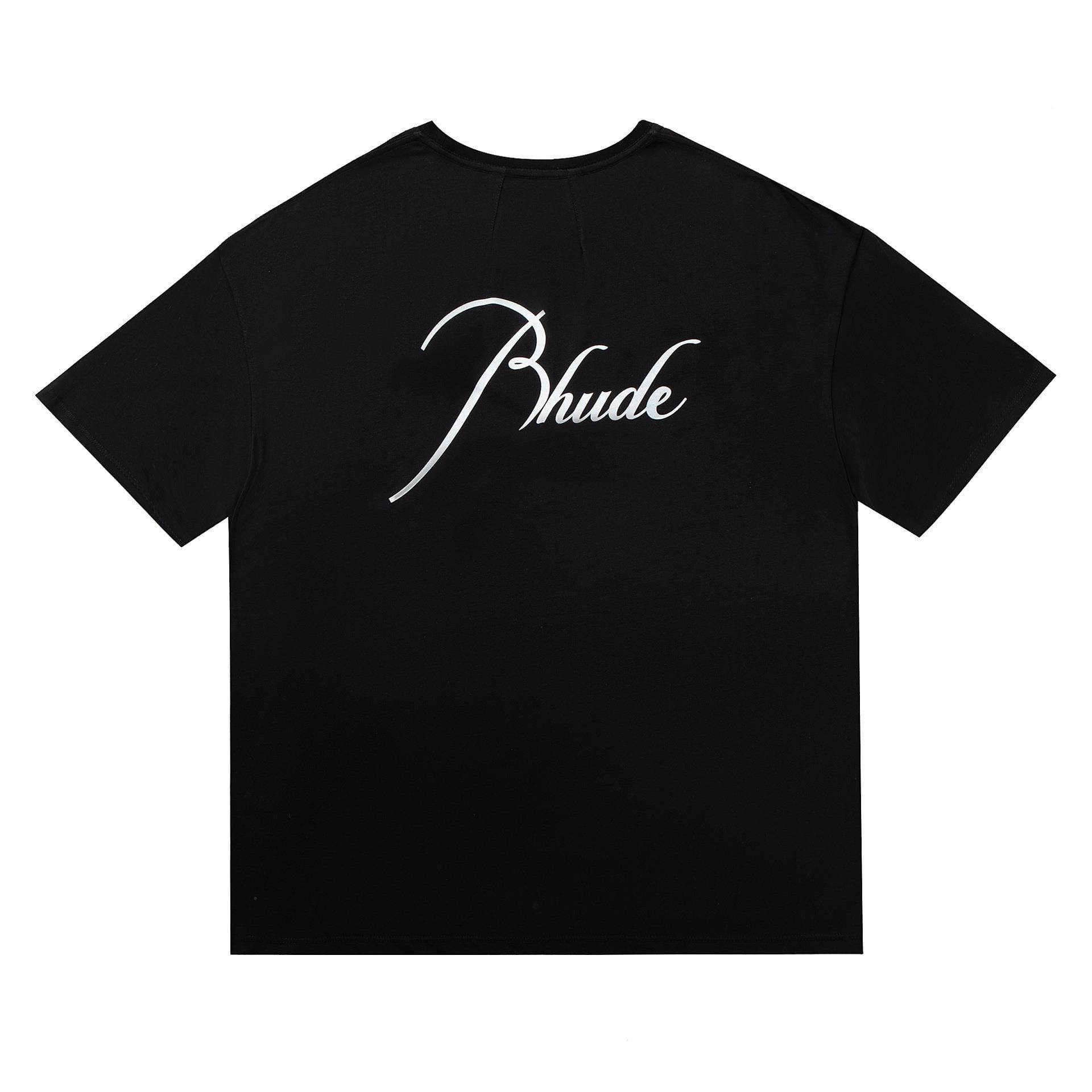 High Street Loose Oversized American Fashion Brand RHUDE Printed Short Sleeve T-Shirt for Couples