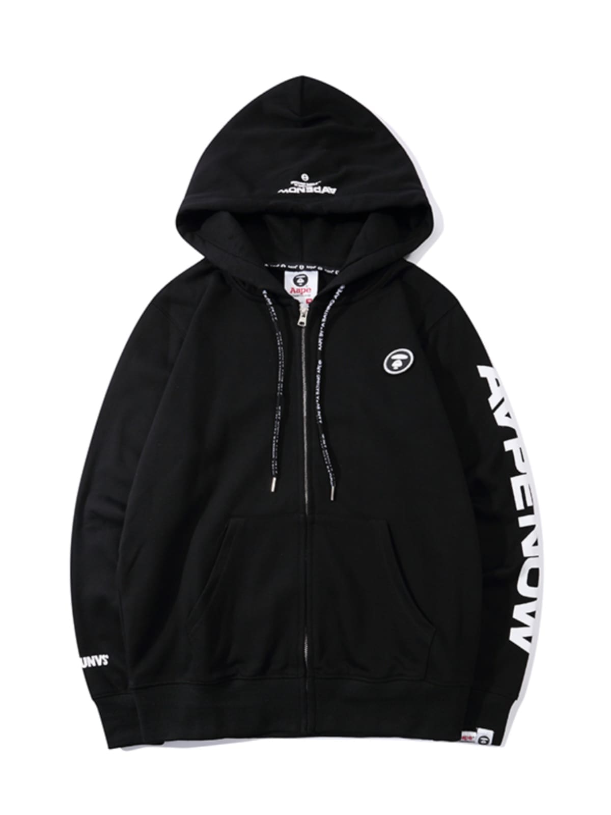 AAPE Cartoon Printed Round Neck Sweater for Men and Women