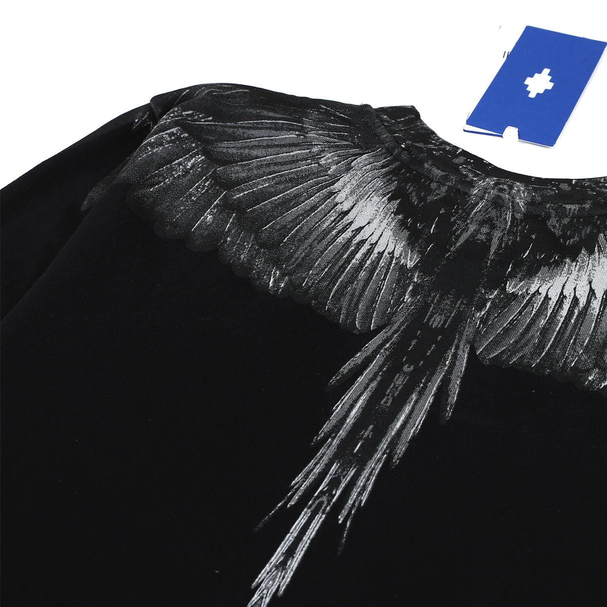 Marcelo Burlon MB dark wings round neck sweater autumn and winter long sleeve