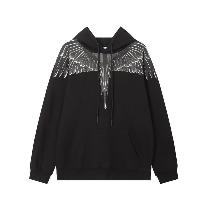 Marcelo Burlon Colorful Feather Wings Sweater Lightning Blade Hoodie A