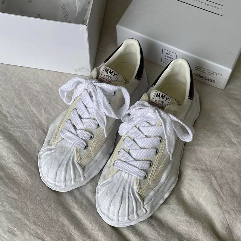 Ma*s*n mihara mmy dissolved shell toe skate shoes for men