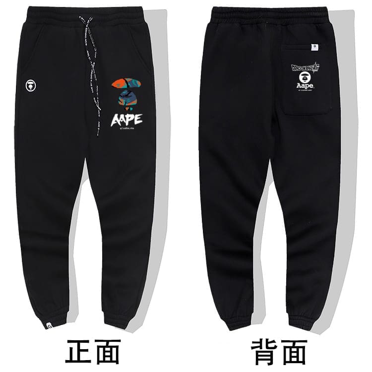 AAPE Camouflage Multi-Pocket Workwear Pants for Men and Women