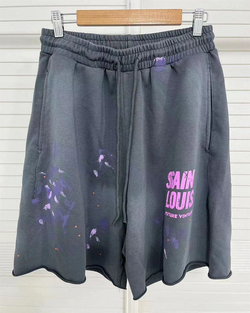 Saint Handmade Pants Leisure Shorts for Men and Women Fashion Brand