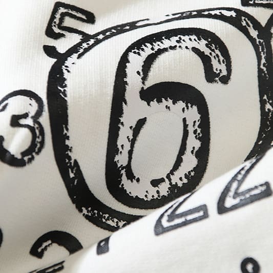 ma*s*n Ma*i*la mm6 round neck pure cotton long sleeve sweatshirt for men and women