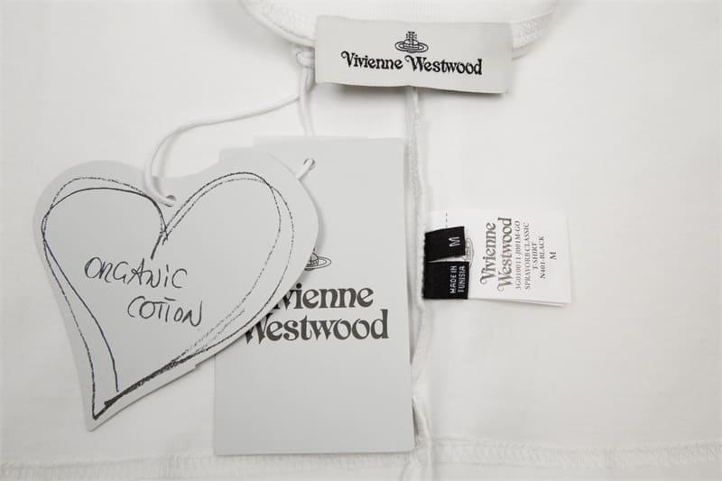 u1u1enne westwood couple print embroidered loose cotton t-shirt for men and women