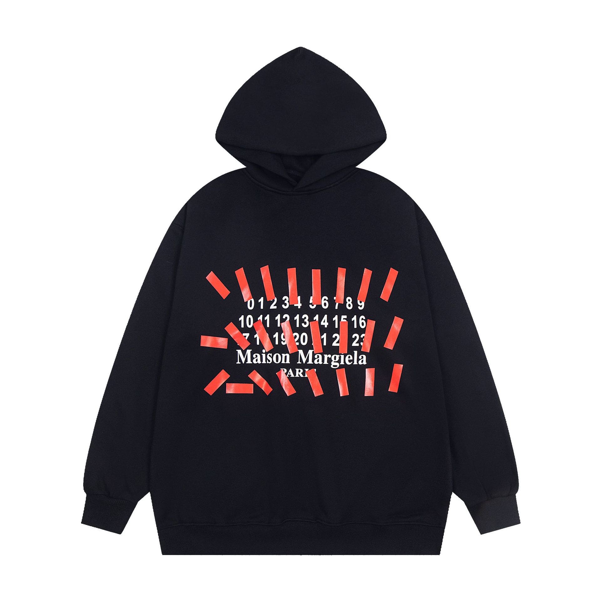 ma*s*n Ma*i*la mm6 terry hoodie sweater for men and women