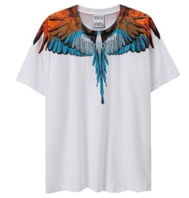 Marcelo Burlon Wings T-Shirt Classic Feather Short Sleeve