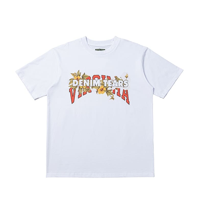 Denim Tears Oil Painting T-Shirt for Spring and Summer