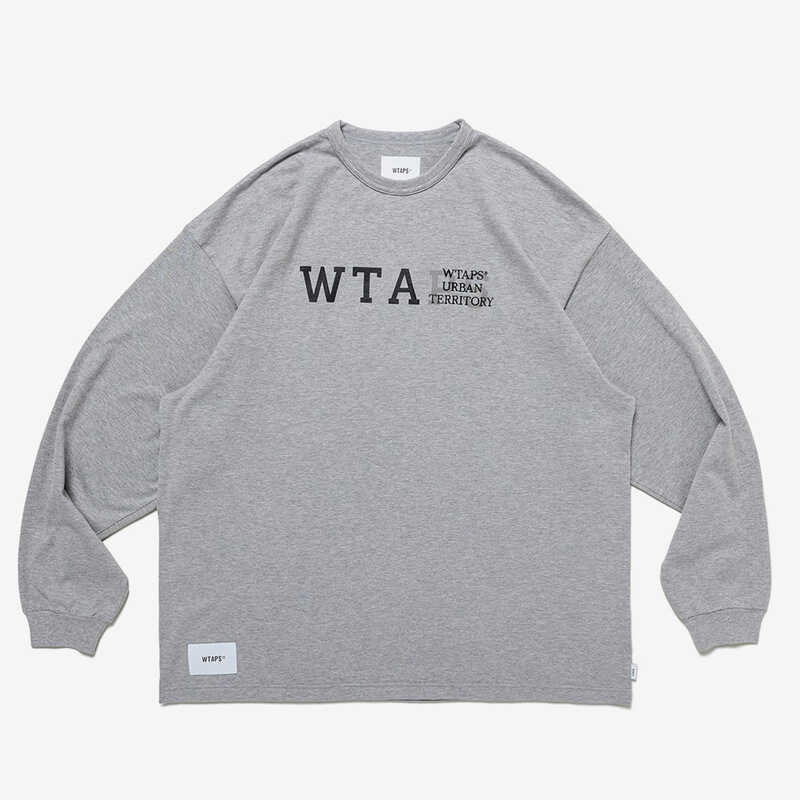 WTAPS Japanese round neck long sleeve T-shirt men’s printed casual re-list loose bottoming top fashion