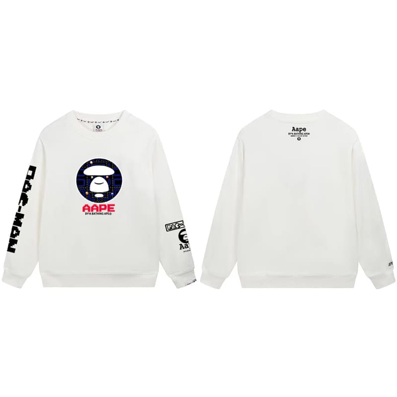 AAPE Camouflage Terry Hoodie for Men and Women