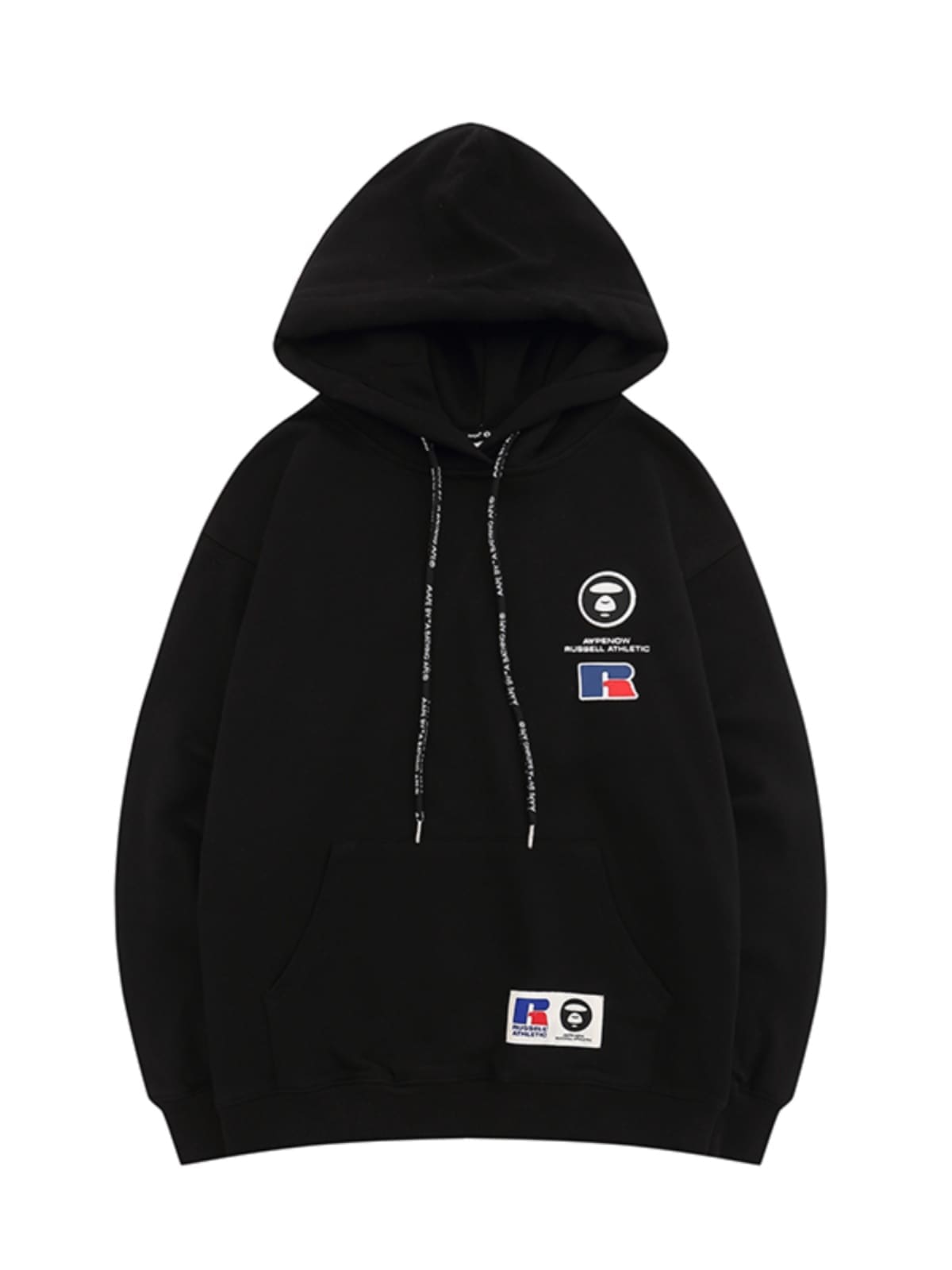 AAPE Cotton Terry Zip Cardigan Hoodie for Men and Women