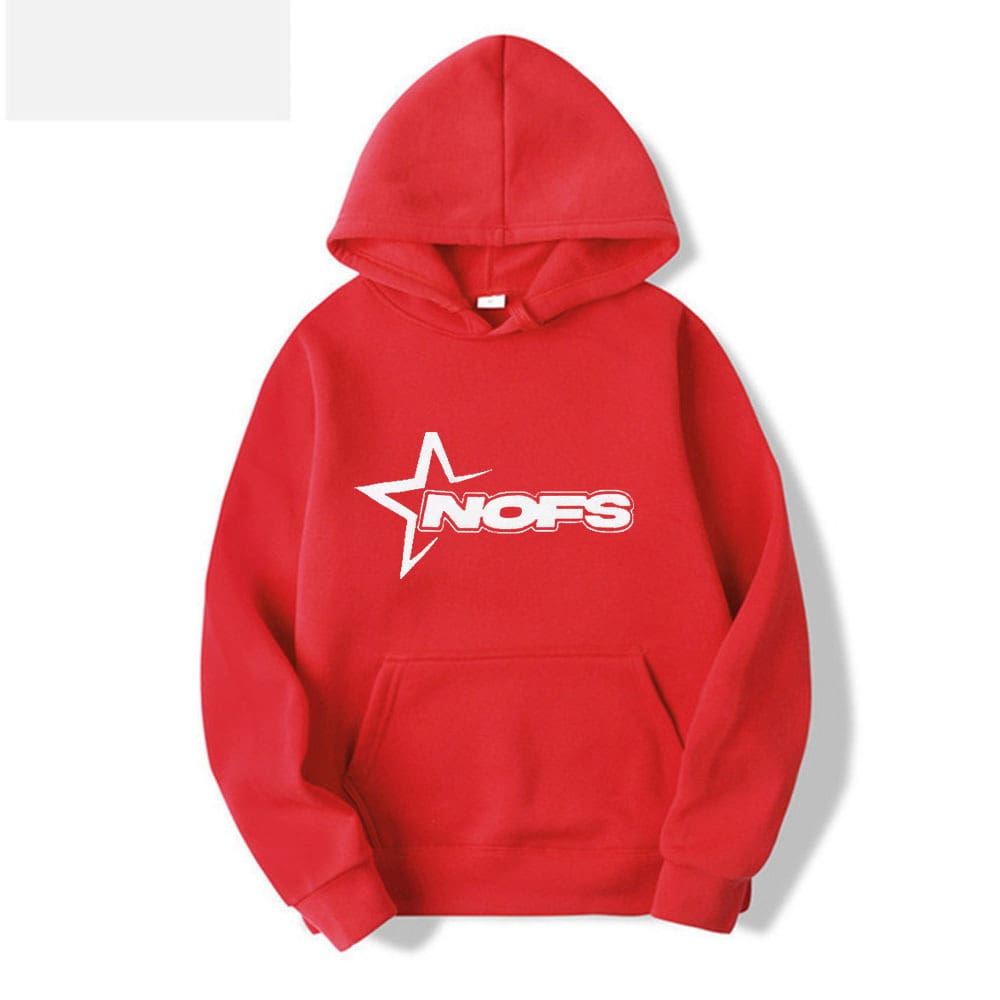 NOFS Letter Nofs Hoodie Gothic Punk Rock Pullover for Men and Women Batch 2