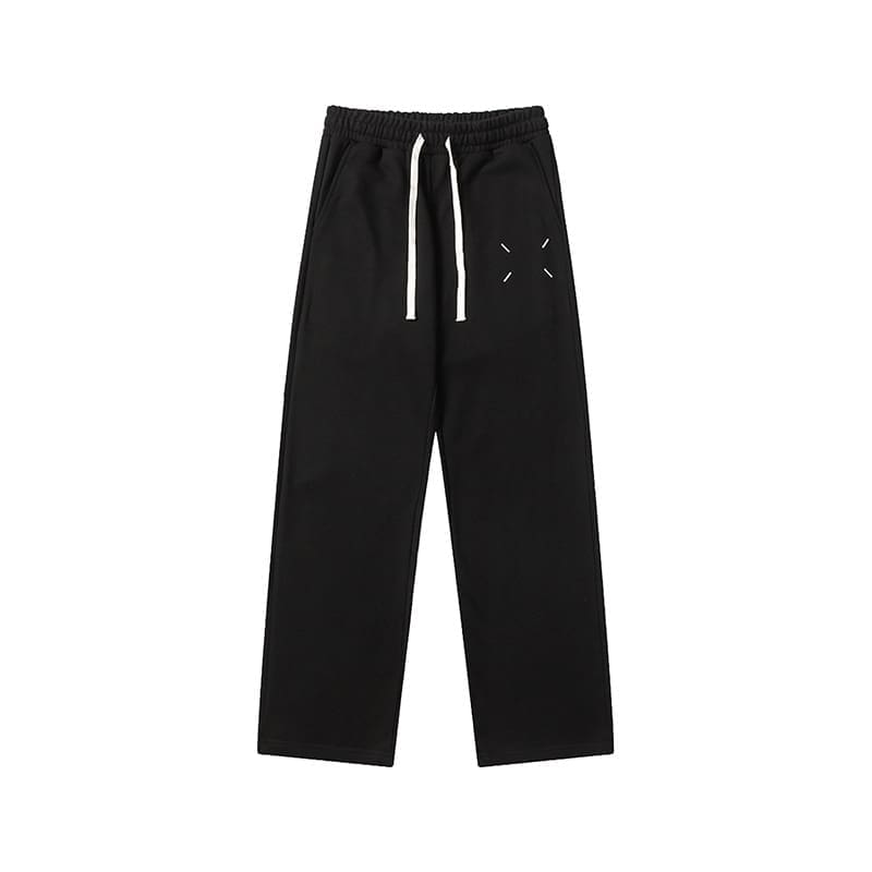MM6 Magila Embroidery Terry Sports Pants for Men and Women